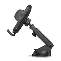 "Tech-Protect" CM15W-V1 automobilinis telefono laikiklis su 15 W indukciniu įkrovikliu, skirtas vairuotojo kabinai / oro angai - juodas