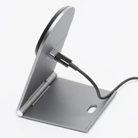 FORCELL F-ENERGY Flip Charge Qi2 15W belaidis įkroviklis suderinamas su MagSafe sidabrinis