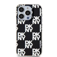 DKNY IML languotas mono raštas dėklas telefonui iPhone 15 Pro - juodas