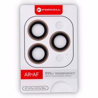 Forcell Premium grūdintas kameros objektyvo stiklas – iPhone 16 Pro / 16 Pro Max dykumos titano spalvos