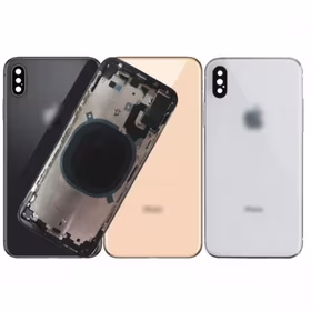 Galinis dangtelis skirtas iPhone Xs Max su visu korpusu / White / OEM