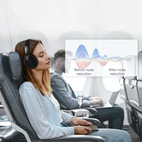 Dudao X22 Max belaidės Bluetooth ausinės ant ausų su ANC - juodos