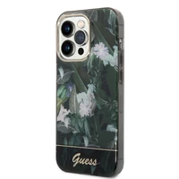 Guess Jungle Collection dėklas telefonui iPhone 14 Pro Max - žalia