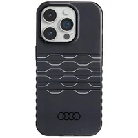 Audi IML Magnetinis dėklas telefonui iPhone 14 Pro - juodas