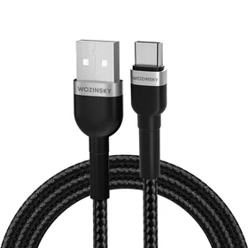 Wozinsky WNBAC1 USB-A / USB-C kabelis 2.4A 1m - juodas
