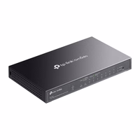 TP-Link Omada ES210GMP tinklo komutatorius Valdomas Gigabit Ethernet (10/100/1000) Maitinimas per Eternetą (PoE) Juoda