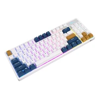 Royal Kludge RK89 RGB belaidė mechaninė klaviatūra, Lemon jungiklis (balta) (QWERTY)