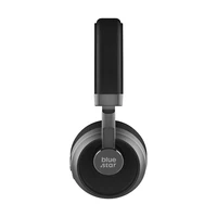 Belaidės ant ausų ausinės Blue Star BH02 juodos