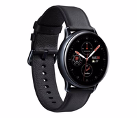 [OUTLET] Samsung Galaxy Watch4 44mm LTE R875F juodas su guminiu dirželiu juodas Grade C