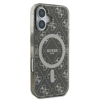 Guess IML 4G Fonas Magnetinis dėklas telefonui iPhone 16 Plus - rudas
