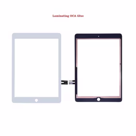 Lietimui jautrus stikliukas skirtas "Pro+" Apple iPad Pro 9.7'' / baltas / stiklas + OCA XH 250um