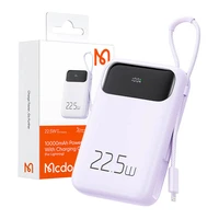Išorinė baterija Mcdodo MC-3255 10000mAh, 22,5W, Lightning (violetinė)