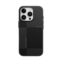 Rock Itin plonas Aramido pluošto Kevlar 600D dėklas Iphone 16 Pro juodas