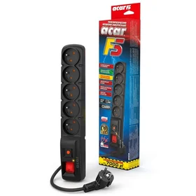 ACAR F5 įtampos filtras juodas 1.5m