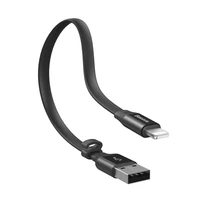 Baseus Nimble USB-A / Lightning 2A kabelis 0.23 m juodas