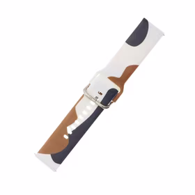 Moro dirželis Samsung Galaxy Watch 40 / 41 / 42 / 43 / 44 mm silikoninis laikrodžio dirželis su raštu 1