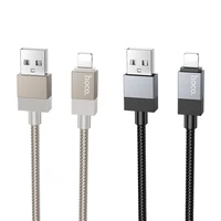 Kabelis USB A į Lightning Hoco 2,4A 1 m X110 juodas