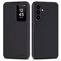 Tech-Protect Smart Wallet dėklas telefonui, skirtas Samsung Galaxy A26 5G / A17 4G / 5G – matinės juodos spalvos