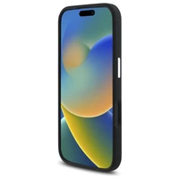 AMG silikoninis grafikos magnetinis dėklas iPhone 16 - juodas