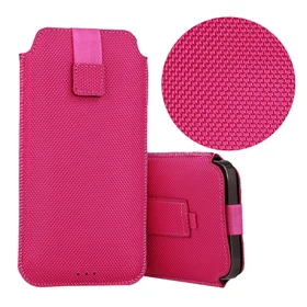 HIT Pouch Case (XL dydis) Iphone 15/15 Pro/Iphone 16/16 Pro/Samsung S24/S24 Plus/S25/S25 Plus/A53/A55 5G dizainas 2 rožinis