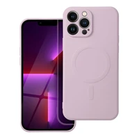 SILICONE MAG COVER dėklas telefonui, suderinamas su MagSafe, IPHONE 13 Pro Max rožinis