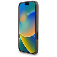 Guess 4G Strap 4G Classic Logo dėklas telefonui iPhone 16 - ruda