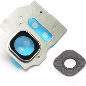 Samsung G955 S8+ kameros stikliukas sidabrinis HQ