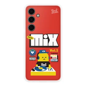 Dėklas telefonui Flipsuit EF-MS721CREGWW Samsung Galaxy S 24 FE - raudonas