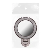 Telefono stovas CIRCLE MIRROR – lipnus – juodas