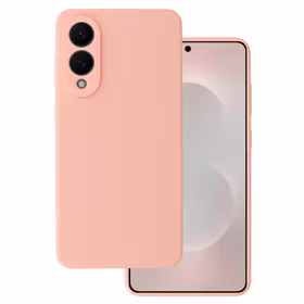 Silikoninis Lite dėklas Samsung Galaxy S25 Edge persikinis