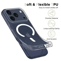 Tech-Protect FlexAir Magnetinis dėklas telefonui iPhone 17 Pro - Skaidrus