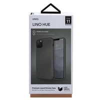 Uniq Lino Hue dėklas telefonui iPhone 11 Pro Max - pilkas