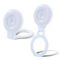 Magnetinis telefono stovas su šviesa suderinamas su MagSafe L8 baltas