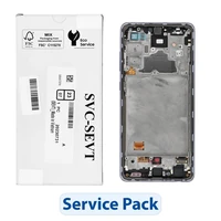 Rinkinys LCD ekranas SAMSUNG A72 A725F GH82-25460C violetinis