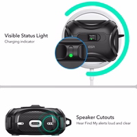 ESR Cyber FlickLock MagSafe deklas AirPods Pro 3 - Juodas