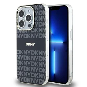 DKNY IML mono ir juostos magnetinis dėklas iPhone 13 Pro / 13 - juodas