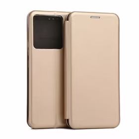 Beline Knygutės tipo dėklas Xiaomi Redmi Note 13 Pro 5G auksinis