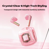 Rock Bluetooth ausinės TWS Air Bubble rožinės