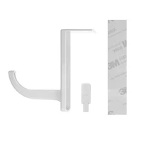 Ausinių laikiklis monitoriui baltas