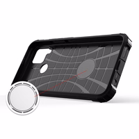 Hybrid Armor dėklas telefonui Realme 10 5G / Realme 9i 5G šarvuotas hibridinis dėklas juodas