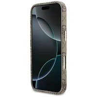 GUESS case for IPHONE 17 Pro Max compatible with MagSafe GUHMP17X5P4FWMSW (PU FW 4G Script) brown