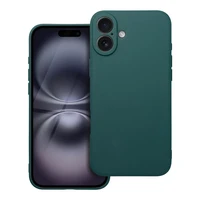 Matinis dėklas telefonui IPHONE 16 Plus - tamsiai žalias