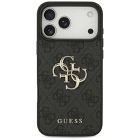 Guess 4G Didelio logotipo dėklas telefonui iPhone 17 Pro Max - juodas