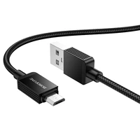 Borofone Kabelis BX120 Placer - USB į Micro USB - 2,4A 1 metras juodas