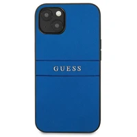 Guess Saffiano dirželis dėklas telefonui iPhone 13 mini 5.4" - mėlynas