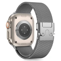 Tech-Protect Milano apyrankė Apple Watch 6 / 7 / 8 / 9 / 10 / SE / Ultra 1 / 2 (44 / 45 / 46 / 49 MM) - sidabrinė