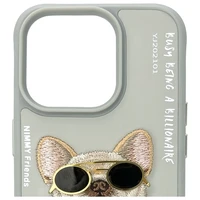 Nimmy Glasses Cool Dog iPhone 15 Pro dėklas - pilkas