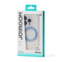 "Joyroom" JR-16JL6 "iPhone 16 Pro Max" itin plonas "MagSafe" dėklas su 360° žiediniu stovu - mėlynas
