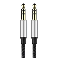 Baseus Yiven Audio Kabelis 3,5 mm male Audio M30 1,5 m sidabro ir juodos spalvos kabelis