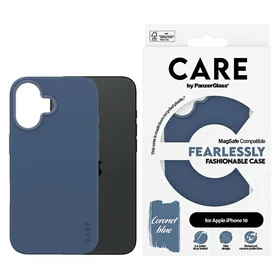 CARE by PanzerGlass Madingas dėklas iPhone 16 6.1" mėlynas/mėlynas Magnetinis 1381